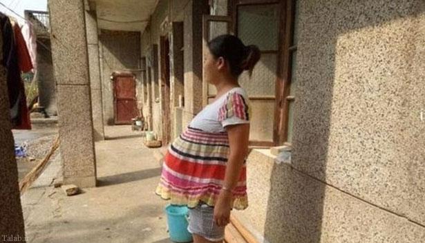زن چینی عجیب با 17 ماه بارداری در چین !+ تصاویر