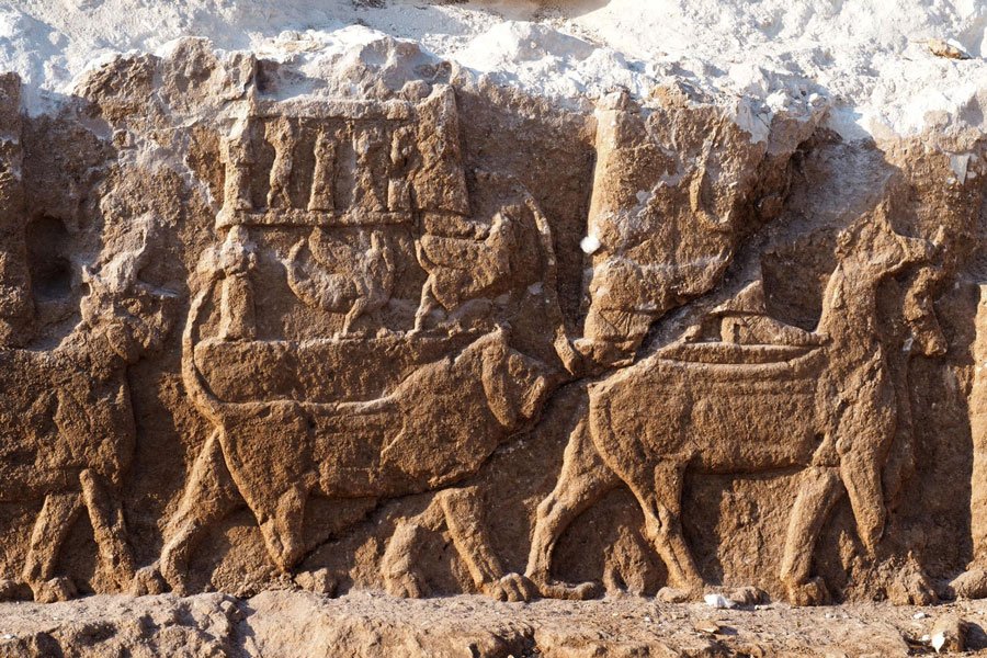 کشف کنده‌کاری‌های بسیار نادر از تمدن آشوری در عراق